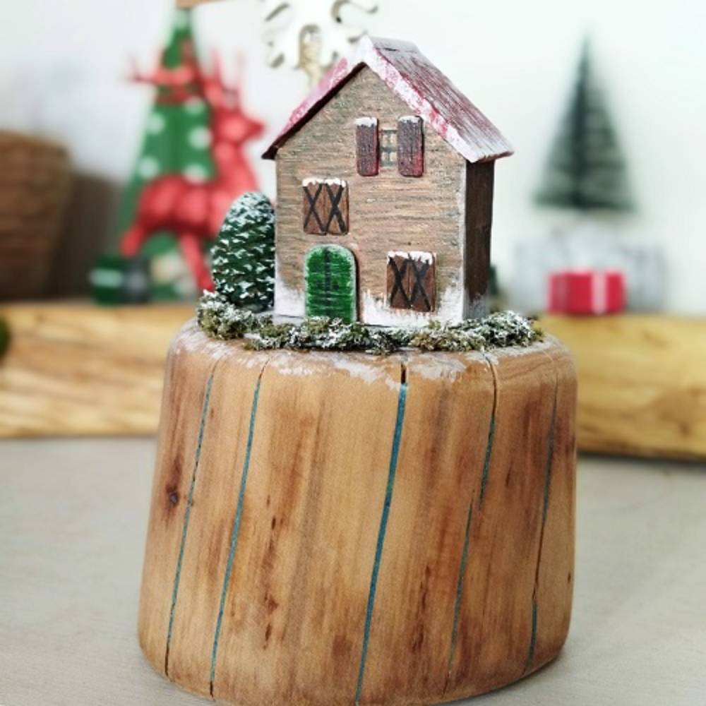 Ağaç Evli Doğal Ağaç Not Tutucu K2166