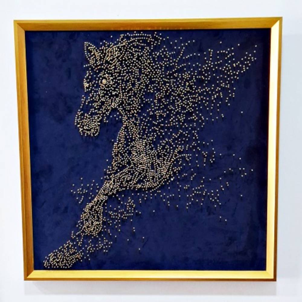 Ağaç Kaideli El Boyama Fotoğraf & Not Tutucu K2425