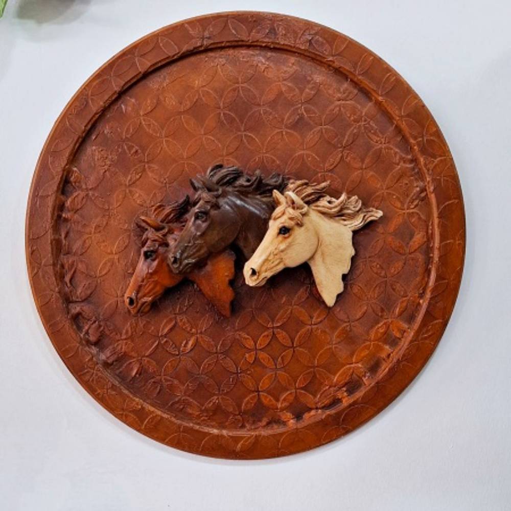 Polyester Atlı Yuvarlak Tablo K2270